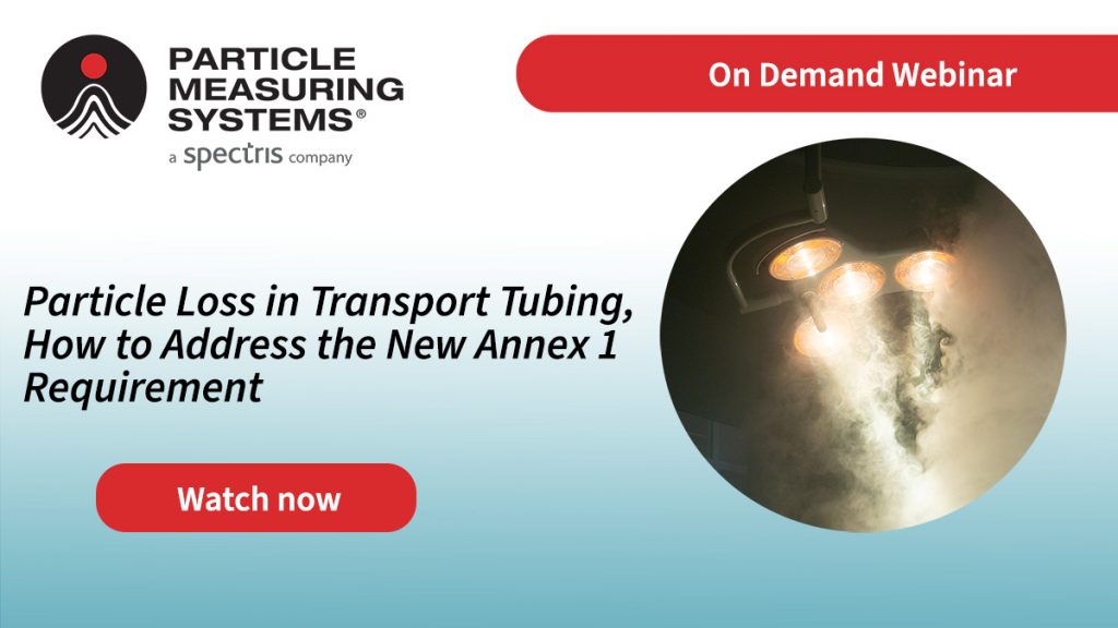 Particle Loss in Transport Tubing on demand webinar available